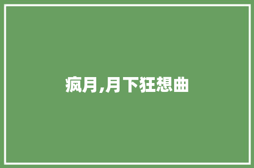 疯月,月下狂想曲