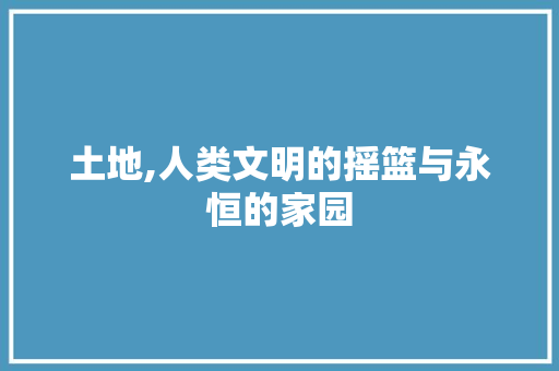土地,人类文明的摇篮与永恒的家园 近义词汇