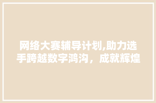 网络大赛辅导计划,助力选手跨越数字鸿沟，成就辉煌未来 短语